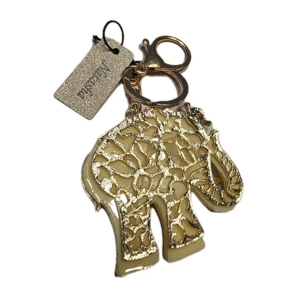 Natasha ELEPHANT BAG CHARM Keychain Backpack Accessory NEW
